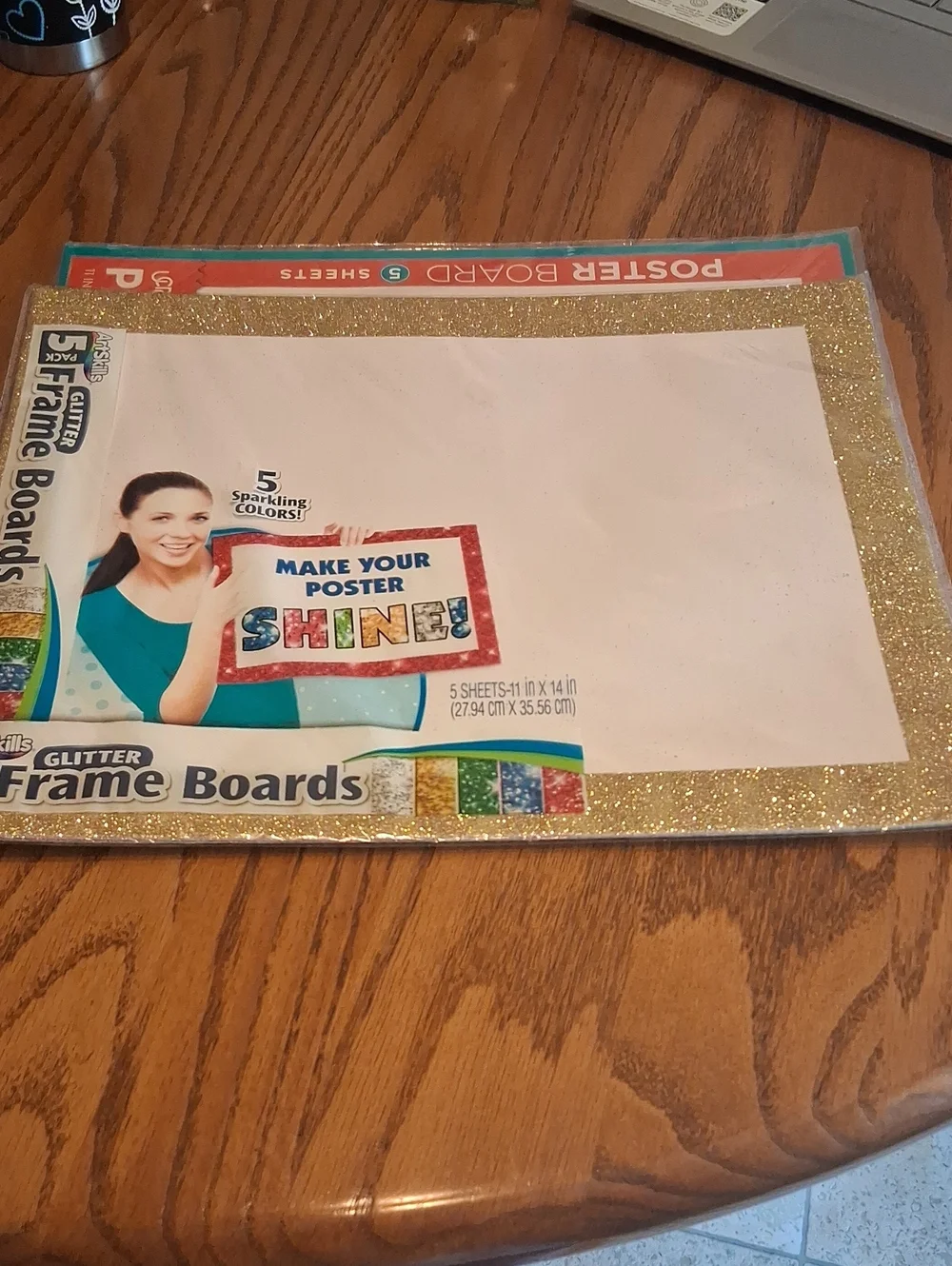 Make Your Poster Shine! Glitter Frame Board